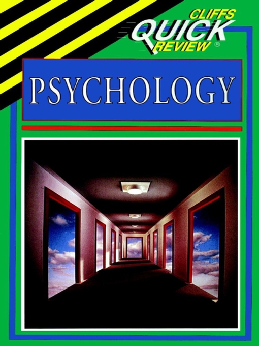 Title details for CliffsQuickReview Psychology by Theo Sonderegger - Available